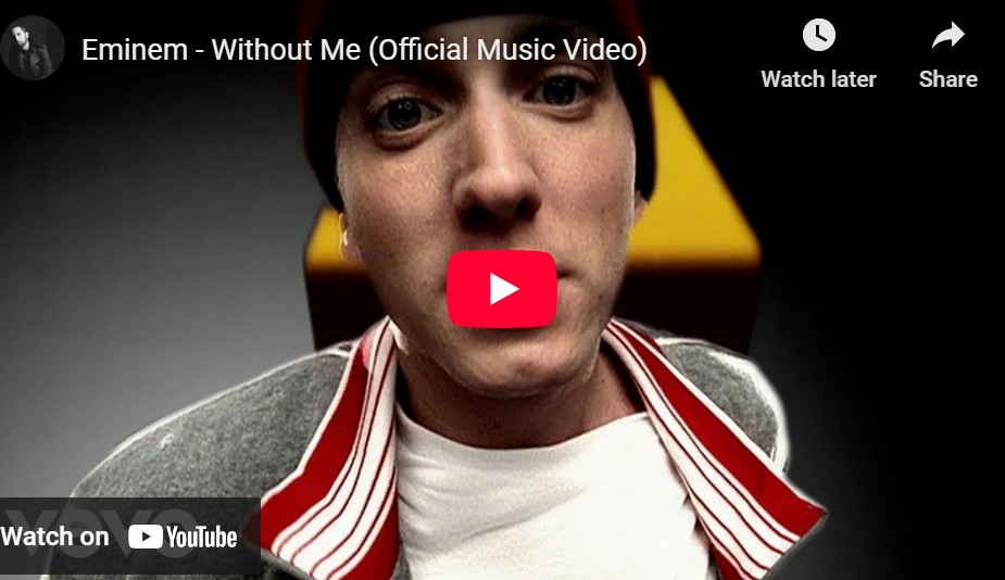 lagu without me eminem.