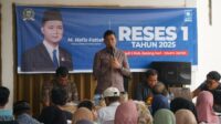 Ketua DPRD Provinsi Jambi, Hafis Fattah melakukan kegiatan reses pertama tahun 2025 di Muaro Jambi.