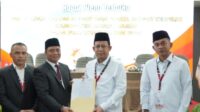 Komisi Pemilihan Umum (KPU) Kabupaten Muaro Jambi menetapkan bupati dan wakil bupati terpilih, Bambang Bayu Suseno (BBS)-Junaidi H Mahir (Jun Mahir).