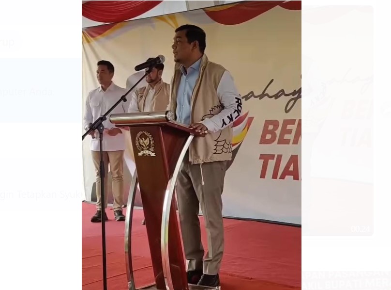 Fraksi Gerindra DPR RI mengadakan lomba masak nasi goreng nusantara.
