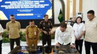 Gubernur Jambi, Dr. H. Al Haris, S.Sos, MH menghadiri Peresmian Gedung Sentra Diklat Kejaksaan Tinggi Jambi, Gedung Sekolah Adhyaksa I Jambi, Gedung Kantor Kejaksaan Negeri Tanjung Jabung Barat, dan Masjid Baitul Adli Kejaksaan Tinggi Jambi