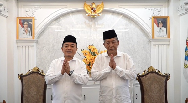 Gubernur Jambi dan Wakil Gubernur Jambi Terpilih Periode 2025-2030 Dr. H. Al Haris, S.Sos., MH dan Drs. H. Abdullah Sani, M.Pd.I