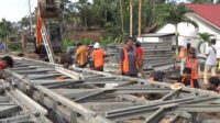 Pembuatan jembatan penghubung sementara di Jalan Lintas Sumatera Jambi-Sumatera Barat akan rampung dikerjakan.