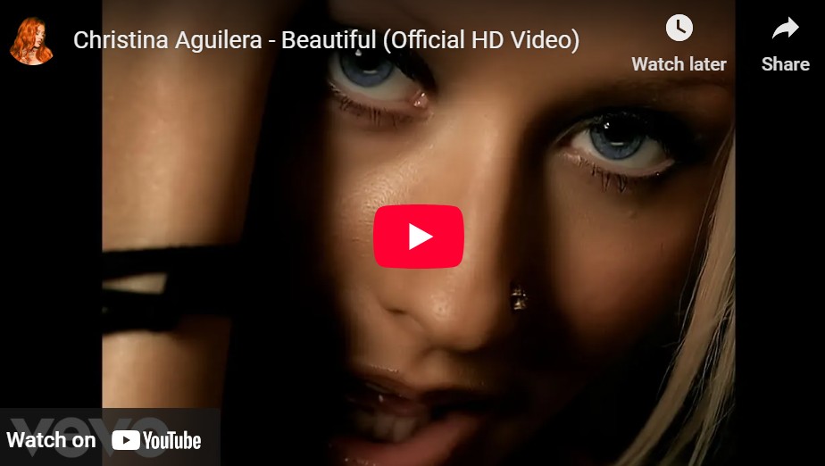lagu beautiful christina aguilera.