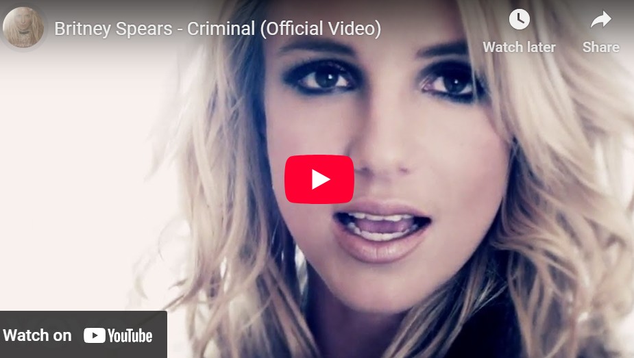 lagu criminal britney spears.