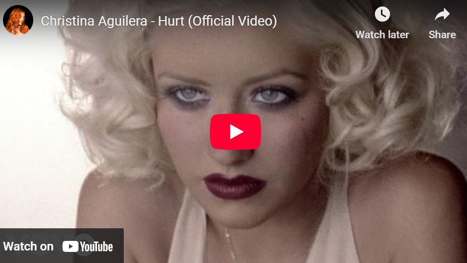 lagu hurt christina aguilera.