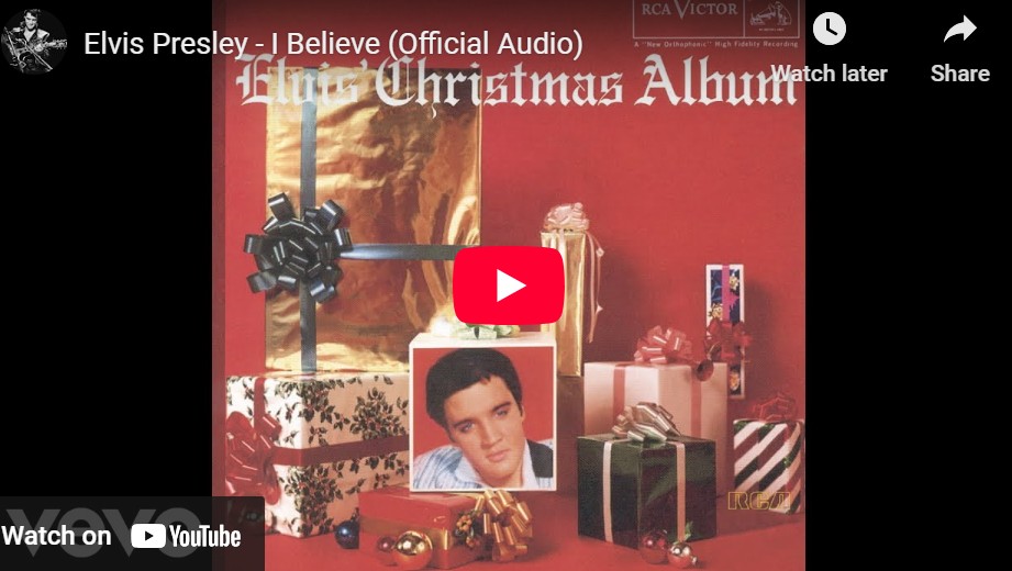 lagu i believe elvis presley.