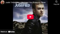 lagu like i love you justin timberlake ft clipse.