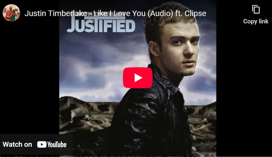 lagu like i love you justin timberlake ft clipse.