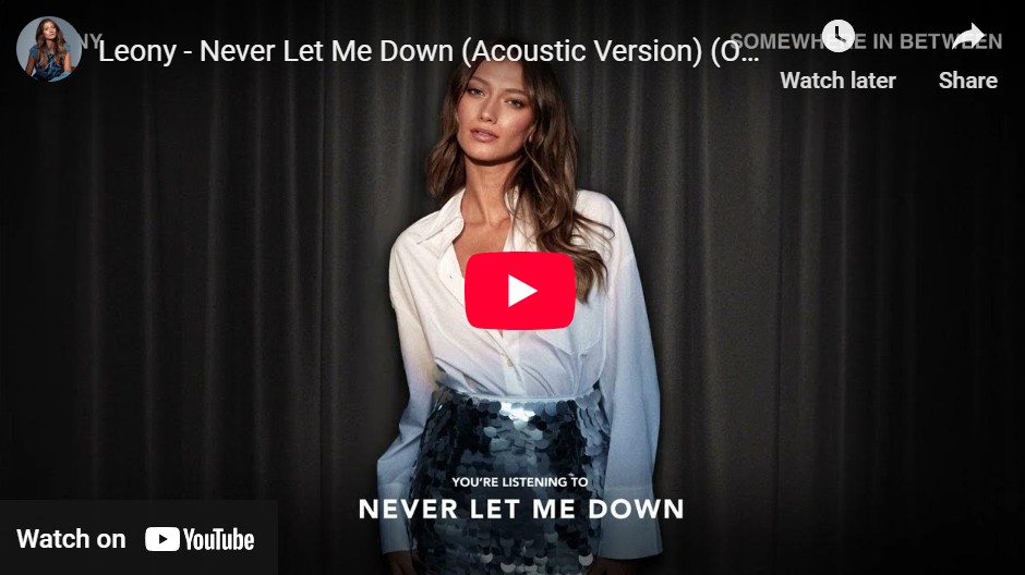 lagu never let me down leony.