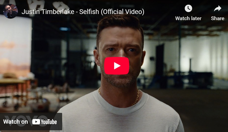lagu selfish justin timberlake.