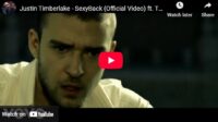 lagu sexyback justin timberlake.