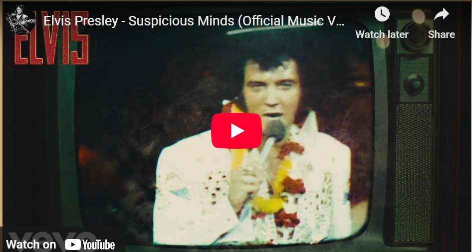 lagu suspicious minds elvis presley.
