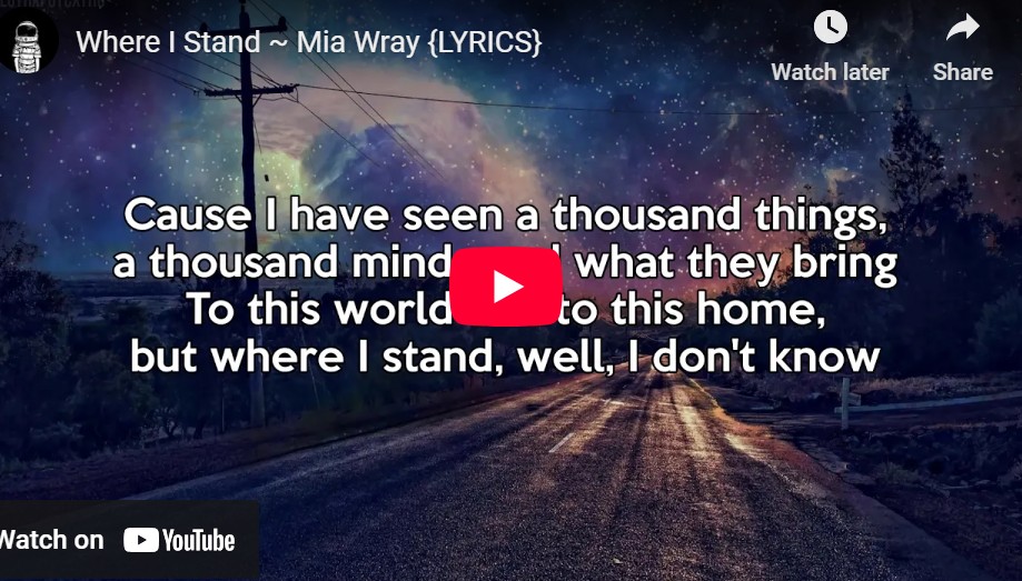lagu where i stand mia wray.