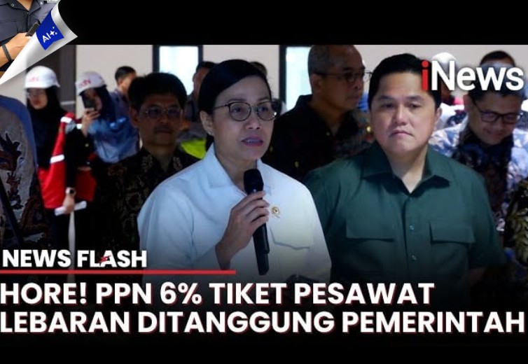 Menteri Keuangan Sri Mulyani mengumumkan kebijakan insentif Pajak Pertambahan Nilai (PPN) di Lebaran 2025. Menteri Keuangan Sri Mulyani mengumumkan kebijakan insentif Pajak Pertambahan Nilai (PPN) di Lebaran 2025.