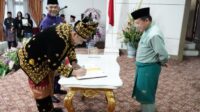 Gubernur Jambi, Dr. H. Al Haris, S.Sos, MH menghadiri Serah Terima Jabatan (Sertijab) Bupati dan Wakil Bupati Merangin periode 2025–2030