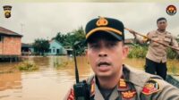Kapolsek Jambi Timur Salurkan Sembako ke Warga Kasang yang Terdampak Banjir