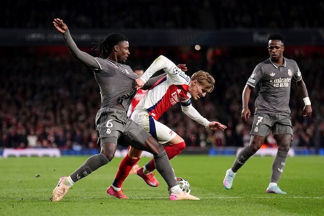 arsenal bantai real madrid