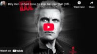 lagu u don't have to kiss me like that billy idol.