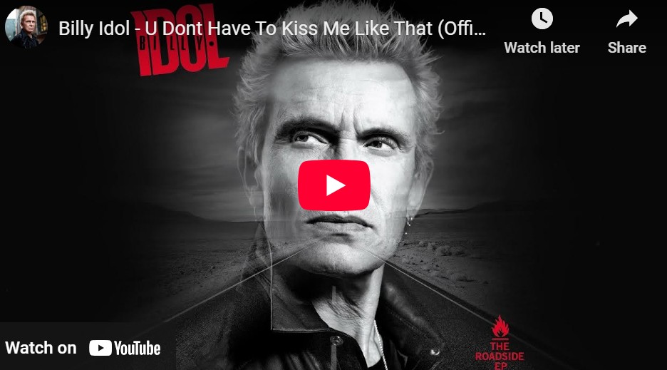 lagu u don't have to kiss me like that billy idol.