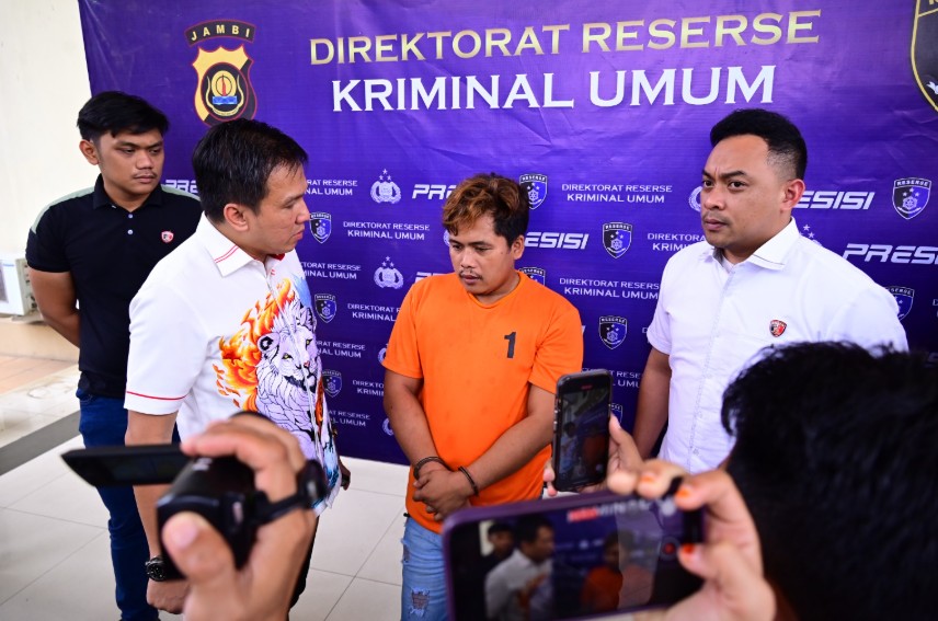 Direktorat Reserse Kriminal Umum (Ditreskrimum) Polda Jambi berhasil menangkap pelaku tindak pidana pencurian dengan kekerasan (Curas) disertai pelecehan terhadap korban.