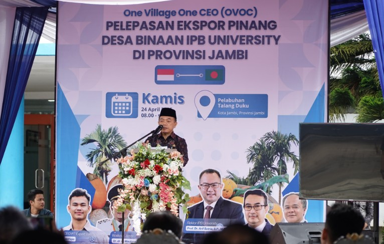 Gubernur Jambi Dr. H. Al Haris, S.Sos. MH mengapresiasi Institut Teknologi Bandung (ITB) melalui program One Village One CEO ITB