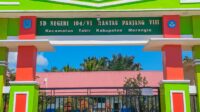 Tampak dari halaman depan Sekolah Dasar Negeri (SDN) 104 Rantau Panjang, Kecamatan Tabir. Foto: Ist