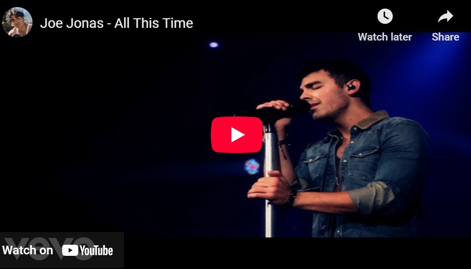 lagu all this time joe jonas.