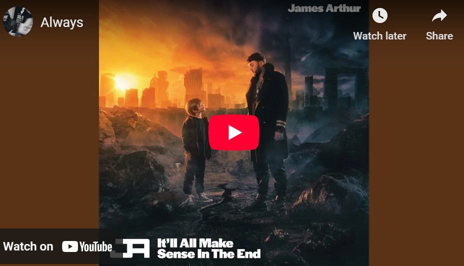 lagu always james arthur.