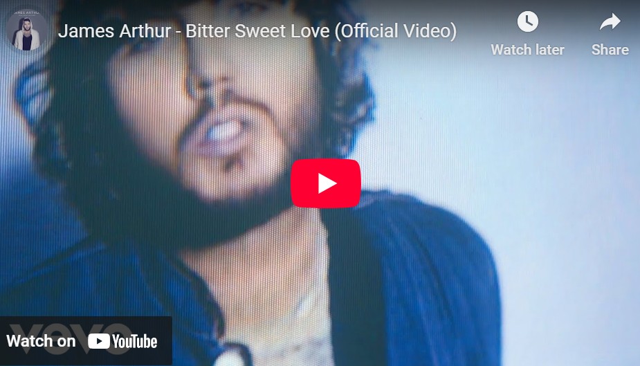lagu bitter sweet love james arthur.