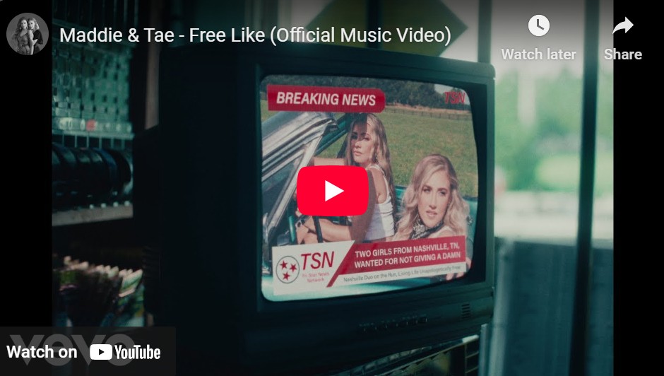 lagu free like maddie & tae.