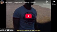 lagu only love joe jonas.