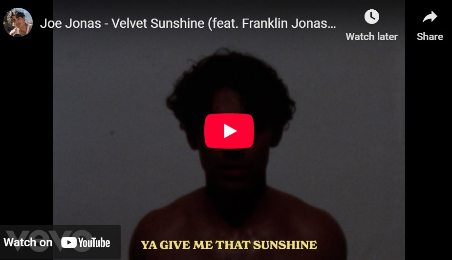 lagu velvet sunshine joe jonas.