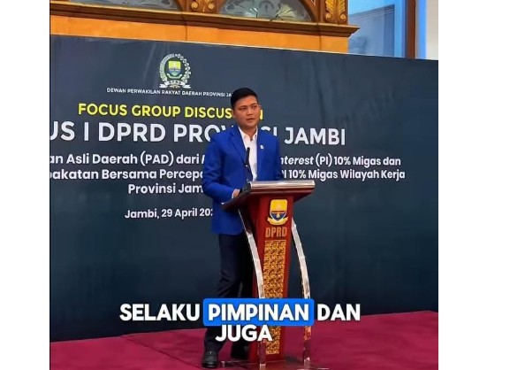 DPRD Provinsi Jambi melakukan Focus Group Discution (FGD) soal optimalisasi penerimaan PAD dari PI 10 persen Petro Cina.