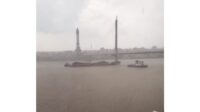 Insiden kapal menanrak tiang jembatan kembali terjadi di Jambi