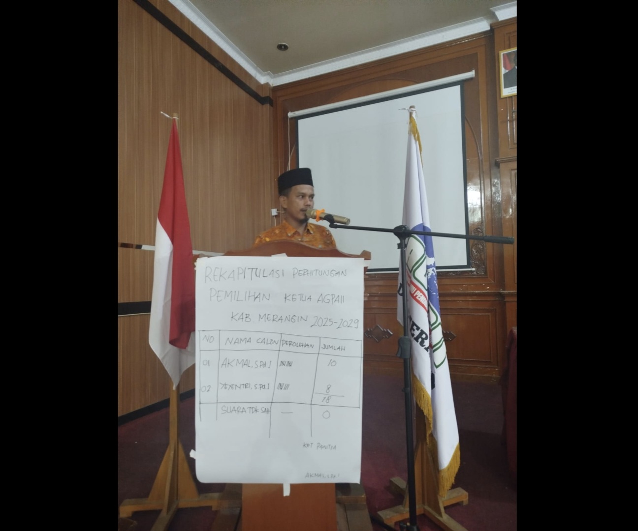 Ketua DPD AGPAII kabupaten Merangin 2025-2030, Akmal S.Pdi. (ist)