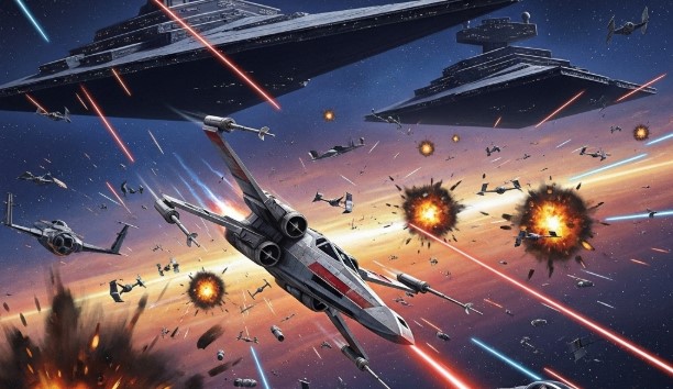 Ilustrasi film star wars. Foto : AI/Jambiseru