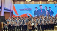 Moment Mendagri M Tito Karnavian kukuhkan 350 pengurus DPN ADKASI. Kamis (19/6/2025).