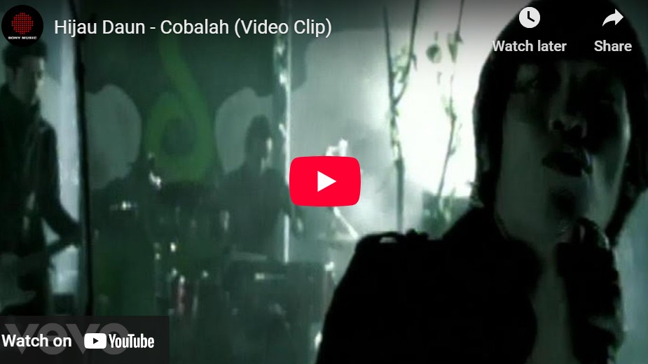 lagu cobalah hijau daun.