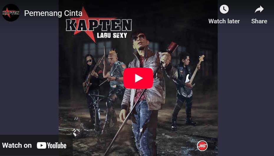 lagu pemenang cinta kapten.
