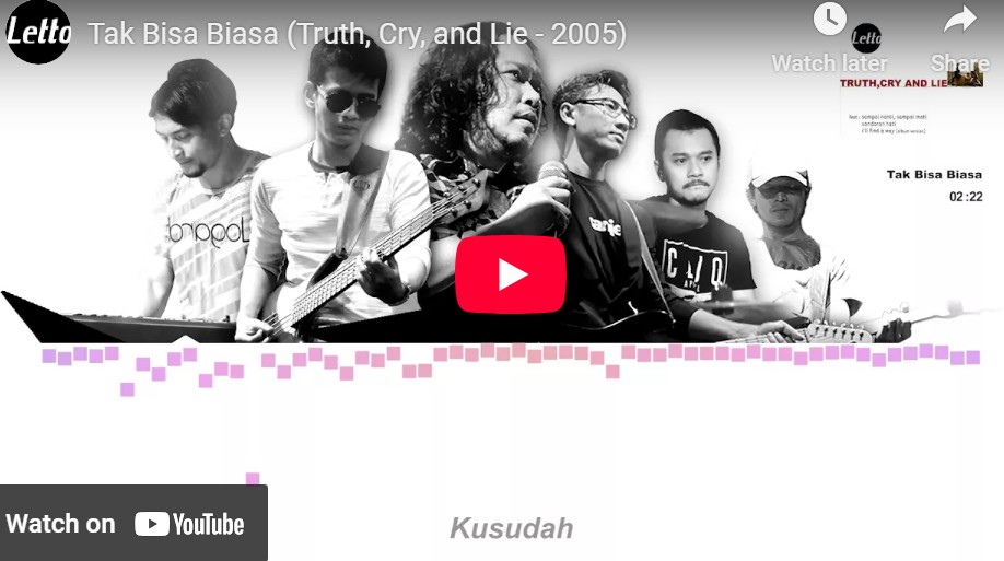 lagu tak bisa biasa letto.