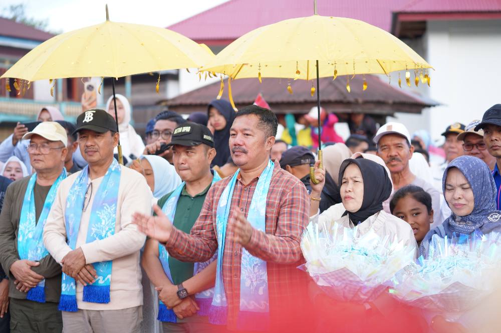 Bupati dan Wabup Kerinci Nginap di Desa Sungai Kuning