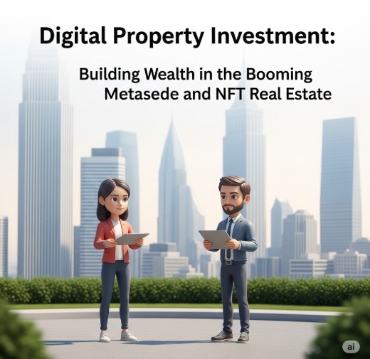 Ilustrasi Investasi Properti Digital. Ilustrasi Investasi Properti Digital.
