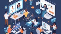 Ilustrasi Pendidikan Online.