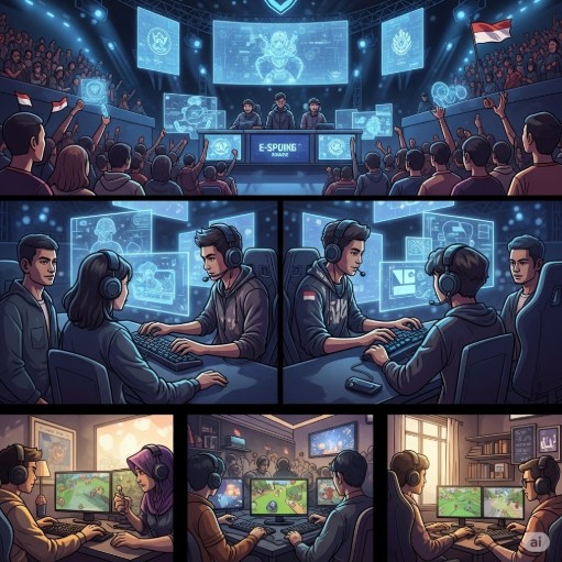 Ilustrasi E-Sports dan Industri Game di Indonesia. screenshot 2025 06 11 Ilustrasi E-Sports dan Industri Game di Indonesia.
