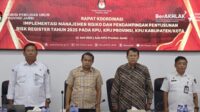 Komisi Pemilihan Umum (KPU) Provinsi Jambi mengikuti rapat koordinasi (Rakor) Implementasi Manajemen Risiko dan Pendampingan Penyusunan Risk Register tahun 2025.