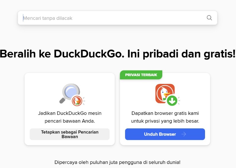 Website pencarian atau mesin pencari yang anti blokir kata atau kalimat tertentu, sudah terbukti kemampuannya, ialah website berikut di bawah ini.