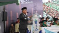 Gubernur Jambi, Al Haris saat menghadiri Wisuda Sarjana Ke-69, Magister Ke-42, dan Doktor Ke-18 Universitas Islam Negeri (UIN) Sulthan Thaha Saifuddin Jambi.