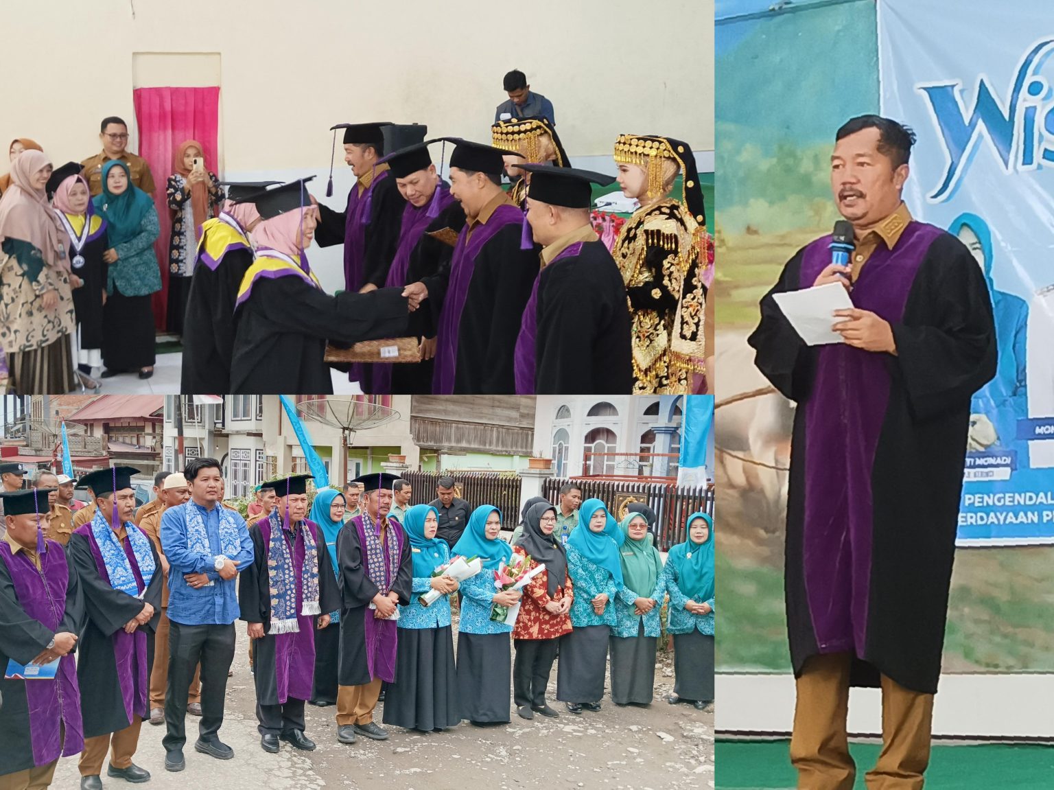 Wisuda Perdana Sekolah Lansia Standar 1 di Desa Koto Agung Wisuda Perdana Sekolah Lansia Standar 1 di Desa Koto Agung
