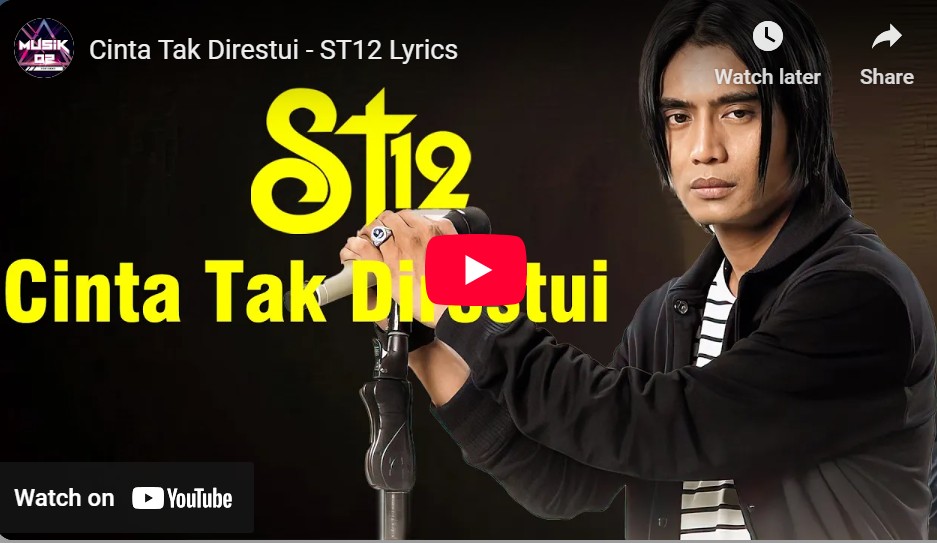 lagu cinta tak direstui st 12. lagu cinta tak direstui st 12.